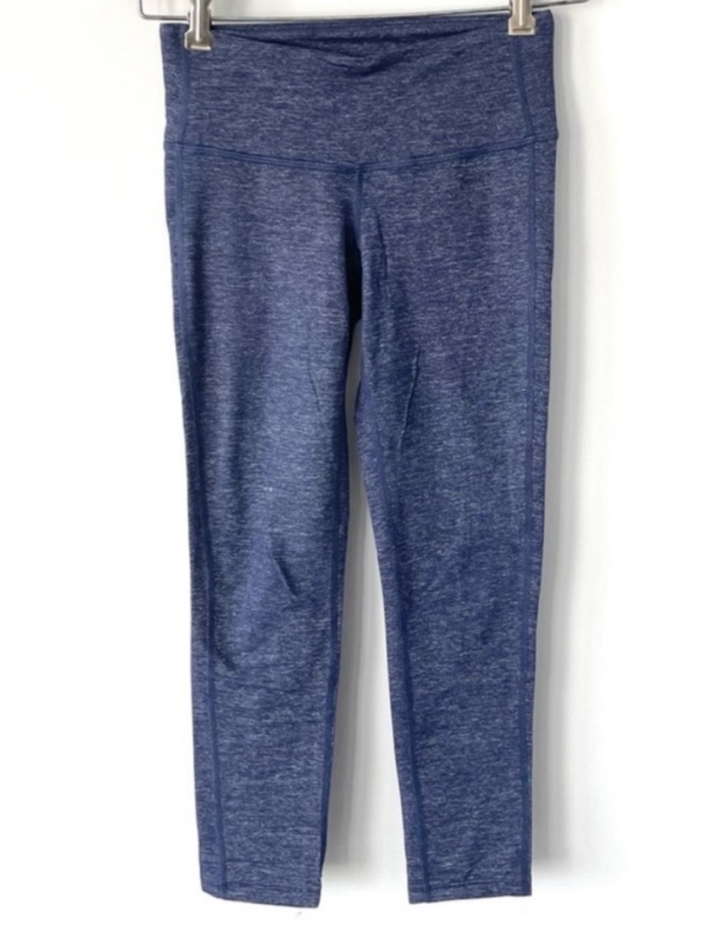 🩷ATHLETA CHATURANGA NAVY HEATHERED BLUE WORKOUT LEGGINGS SIZE XS EXTRA SMALL